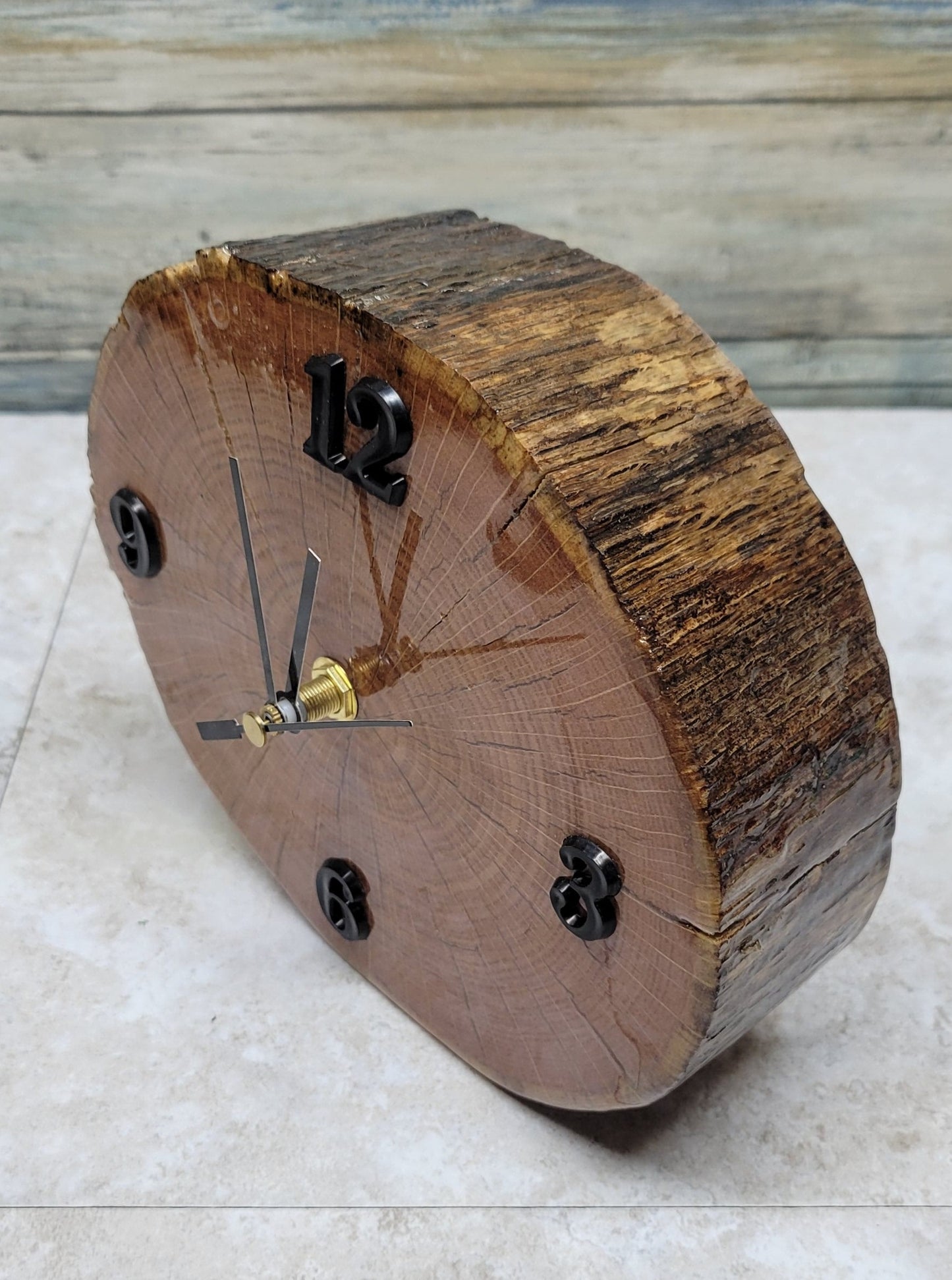 Oak Wood Clock