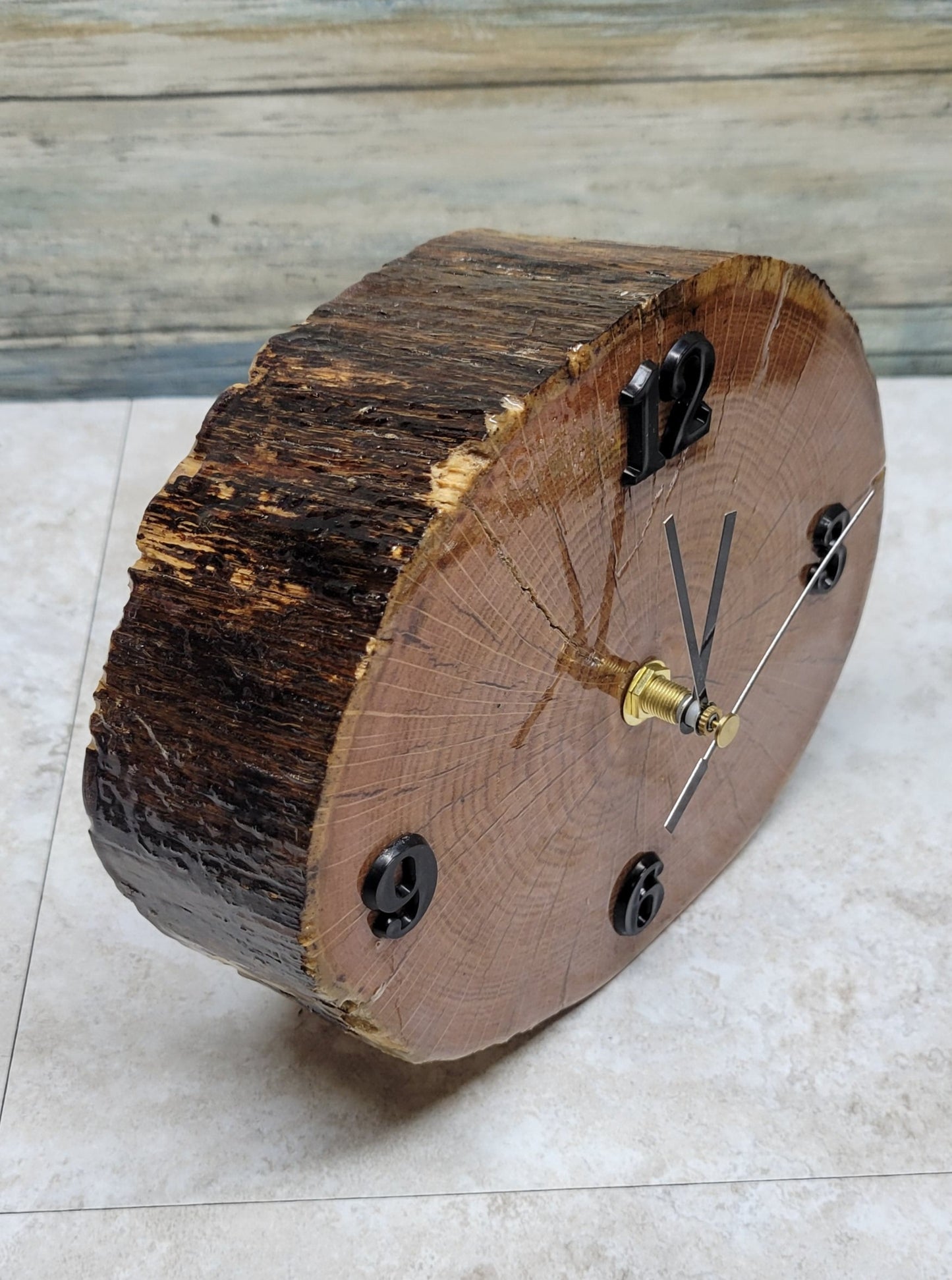 Oak Wood Clock