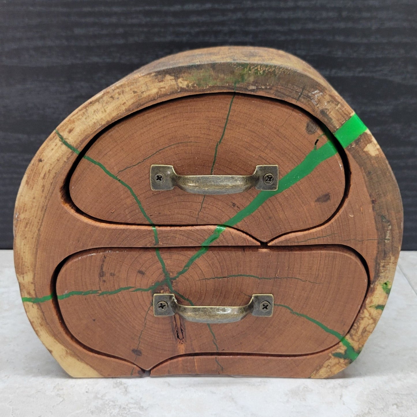 Cherry Two Drawer Box