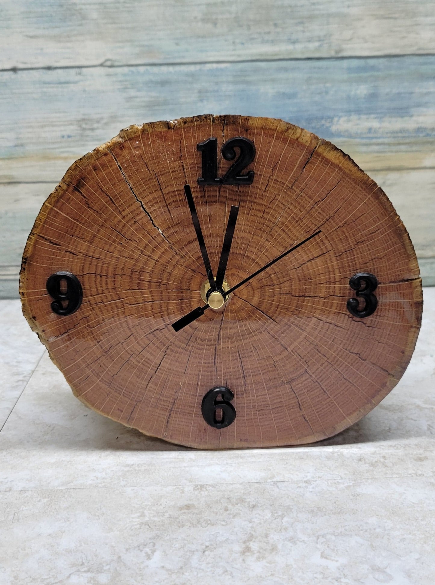 Oak Wood Clock