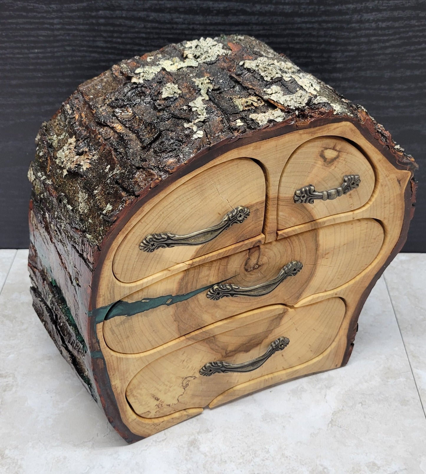 Maple Box with Bark