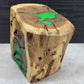 Oak wood Green Resin Box