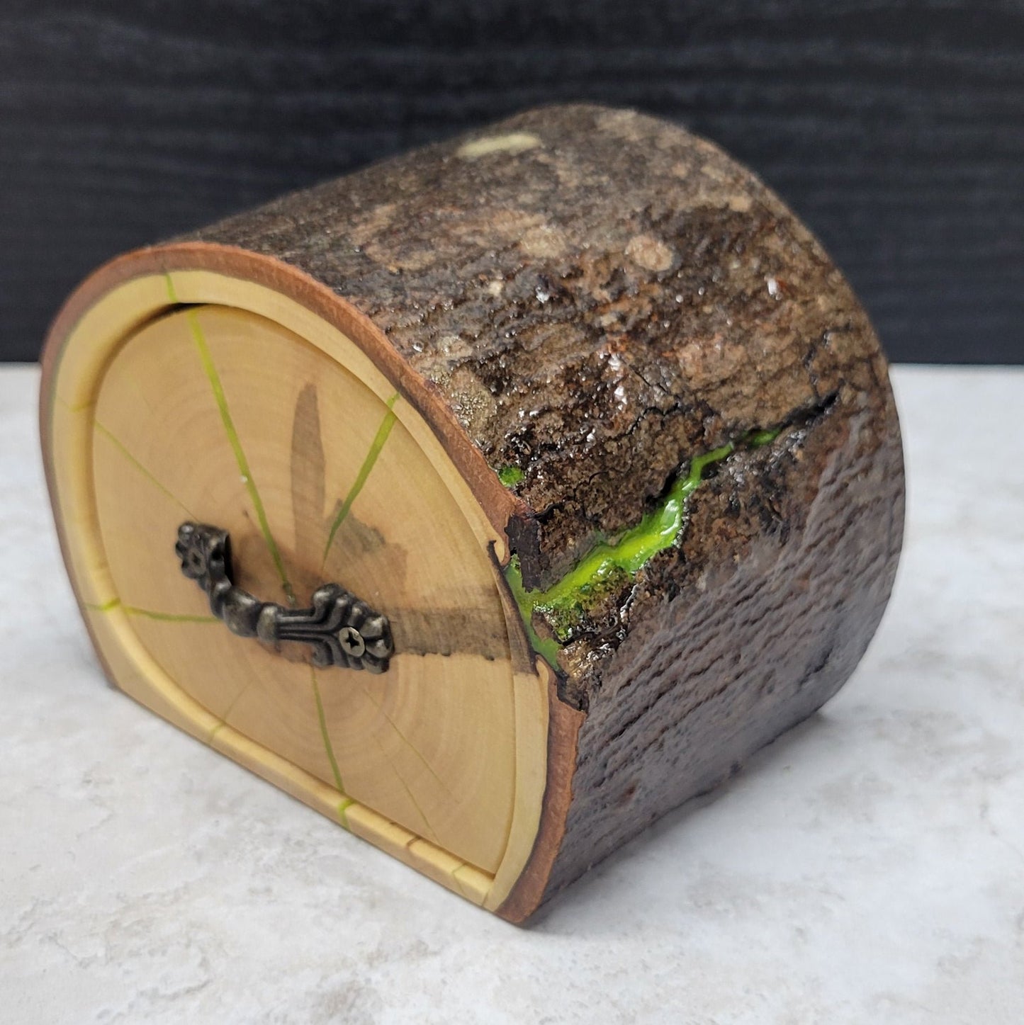 Small Maple Box with Bark