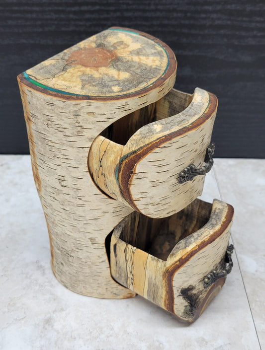 Birch Branch Box Spalted