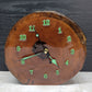 Cherry Wood Slab Clock